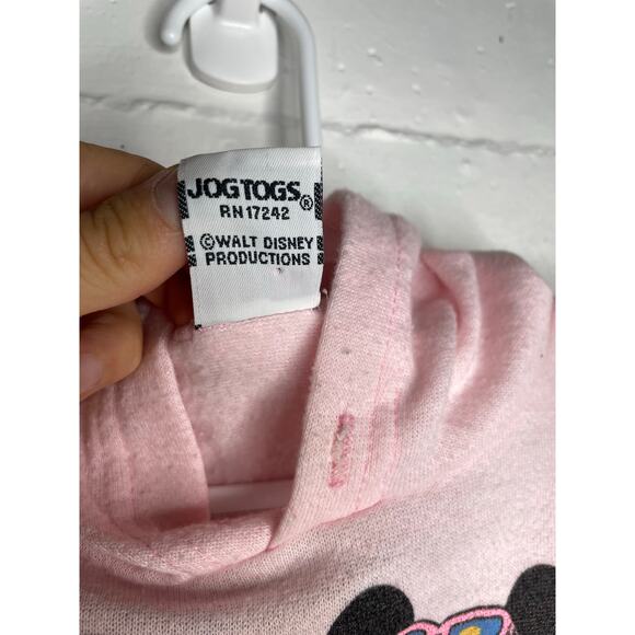 VINTAGE Disney Infant Hoodie Front Back Graphic Print Directors Chairs Script - Picture 4 of 9